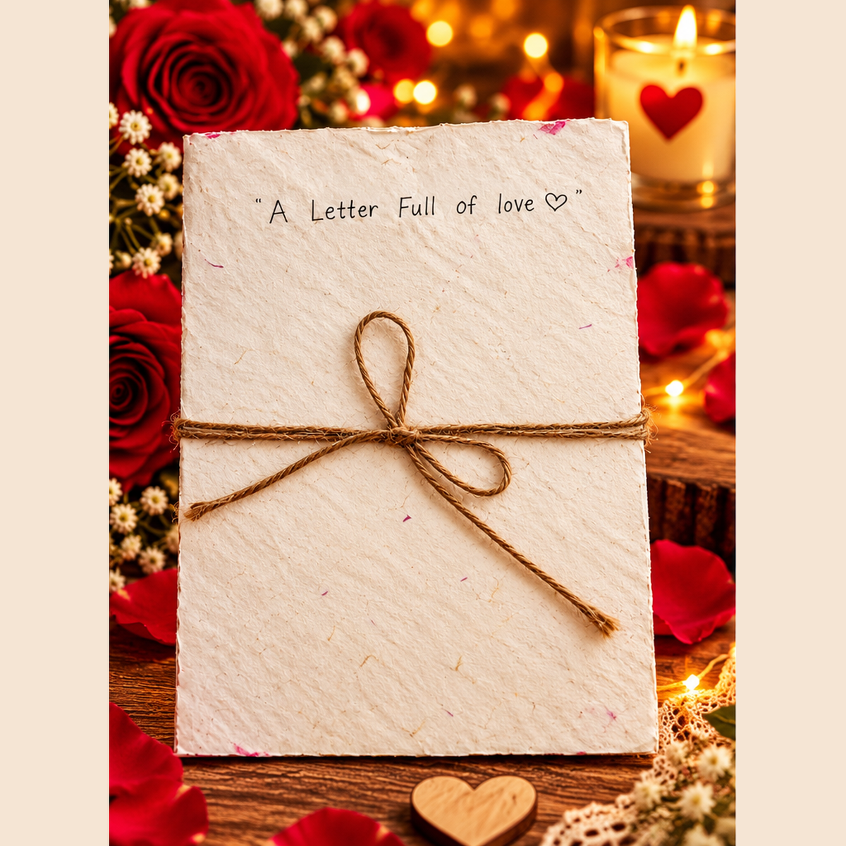 A Letter Full of Love — Personalized Fold-Open Letter